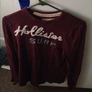 Maroon Hollister Long Sleeve